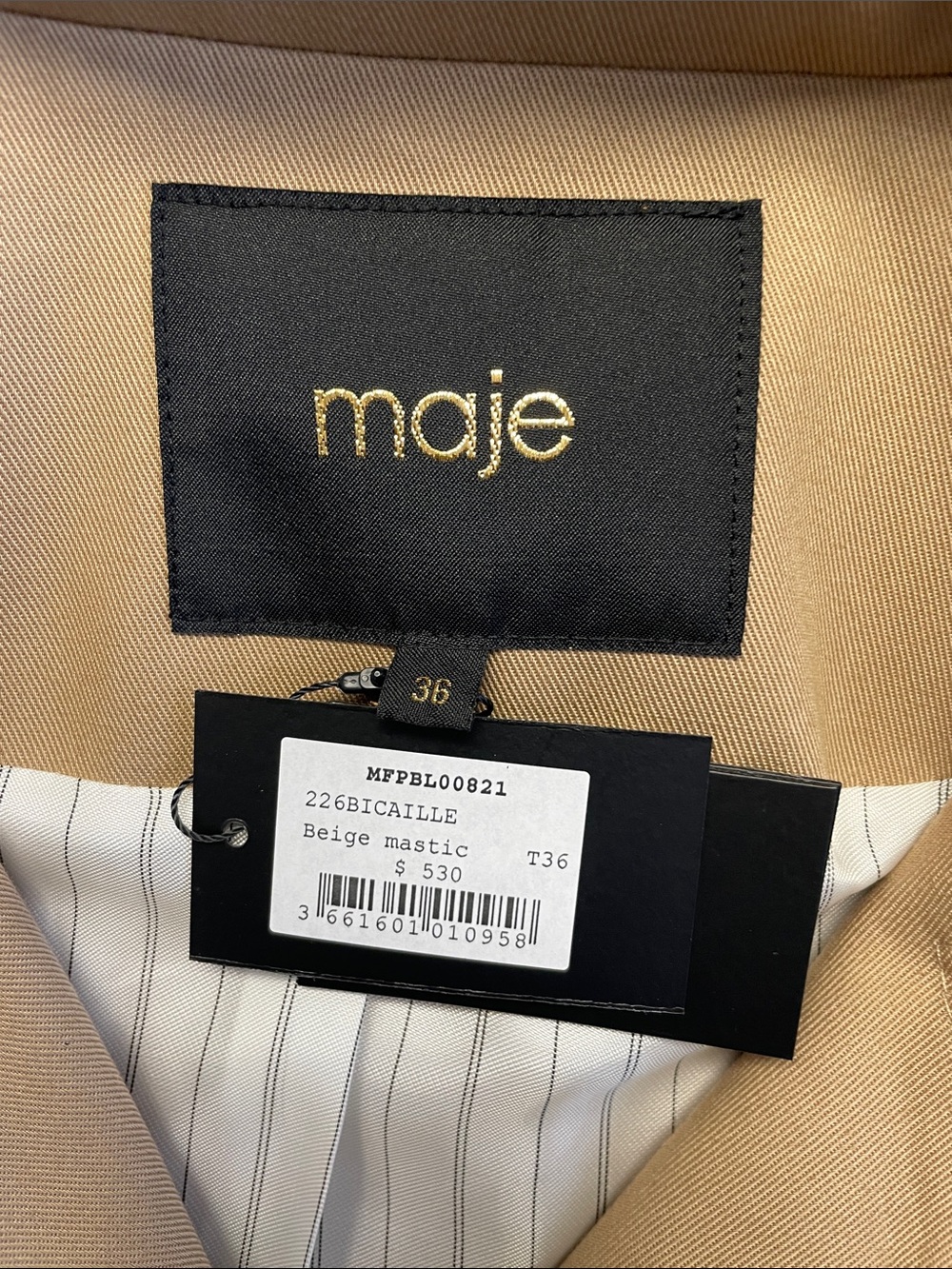 Bicaille Cotton Bomber Jacket - Picture 7 of 7